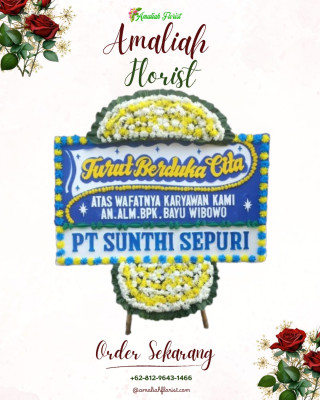 Papan Bunga Duka di Selo